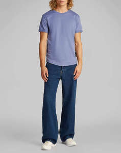 CALVIN KLEIN BADGE ROUND HEM TEE